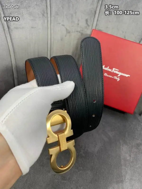 Ferragamo belt 35mmX100-125cm 8L26